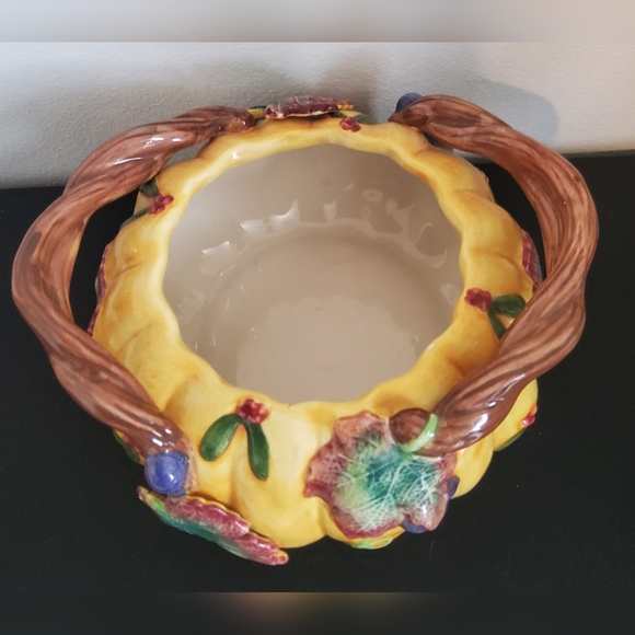 Vintage Fitz and Floyd Pumpkin Shaped Bowl - Picture 5 of 9